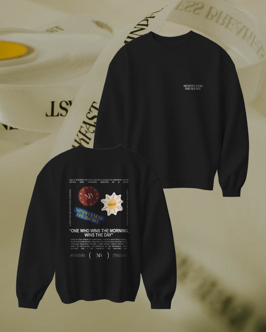 【予約販売】MINDFULNESS BREAKFAST × Miri Ogasawara スウェット  🟥Sunrise O’Clock