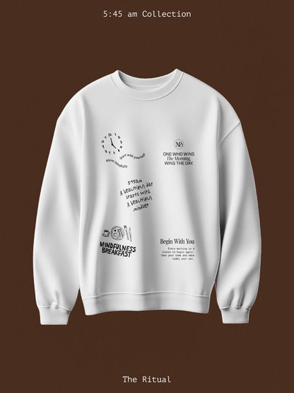 【予約販売】MINDFULNESS BREAKFAST × Miri Ogasawara スウェット  🟤The Ritual / 習慣