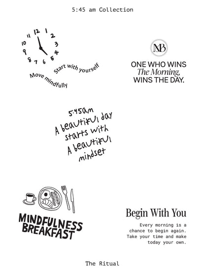 【予約販売】MINDFULNESS BREAKFAST × Miri Ogasawara スウェット  🟤The Ritual / 習慣
