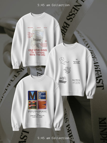 【予約販売】MINDFULNESS BREAKFAST × Miri Ogasawara スウェット  🟢The Presence / 自分らしく在ること